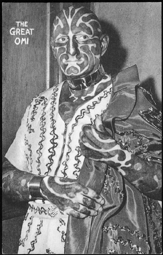 The Great Omi, (alleged) World's Most Heavily Tattooed Man