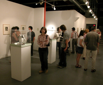 visitors enjoying the exhibition at Redux