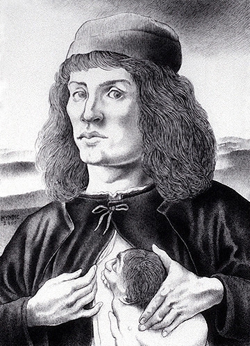 "Portrait of a Man with a Parasitic Twin" is copyright    2000 by James G. Mundie. All rights reserved.  Reproduction prohibited.