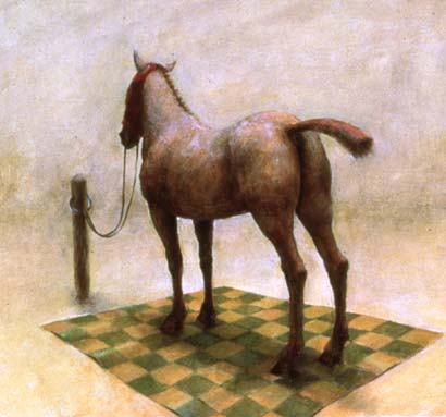 South Pole, 14" x 14", 1997