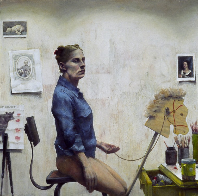 Li'l Traveller, 16" x 16", 2002 