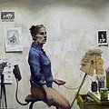Li'l Traveller, 16" x 16", 2002 