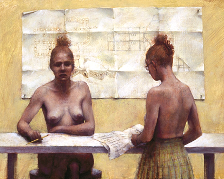 Big Plans, 12" x 16", 1999