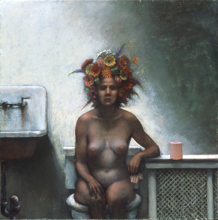Queen for a Day, 14" x 14", 1996