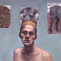 Gallery Girl, 14" x 10", 1999 